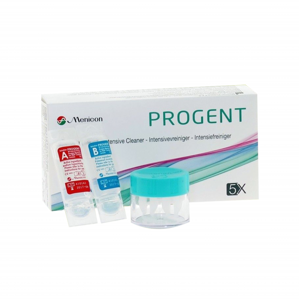 Dung dịch tẩy rửa kính áp tròng cứng Menicare Progent